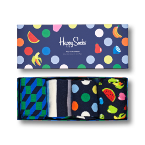 4-Pack Navy Socks Gift Set